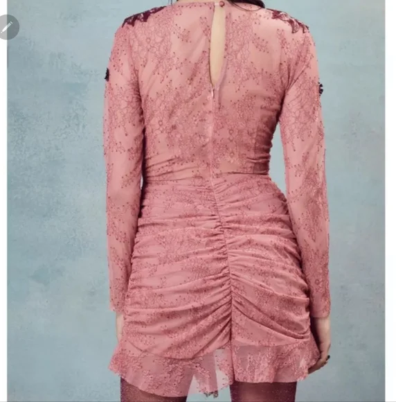 🍋For Love and Lemons Daisy Lace Mini Dress - Picture 2 of 16